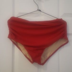 Red Swimsuit Bottom size 16